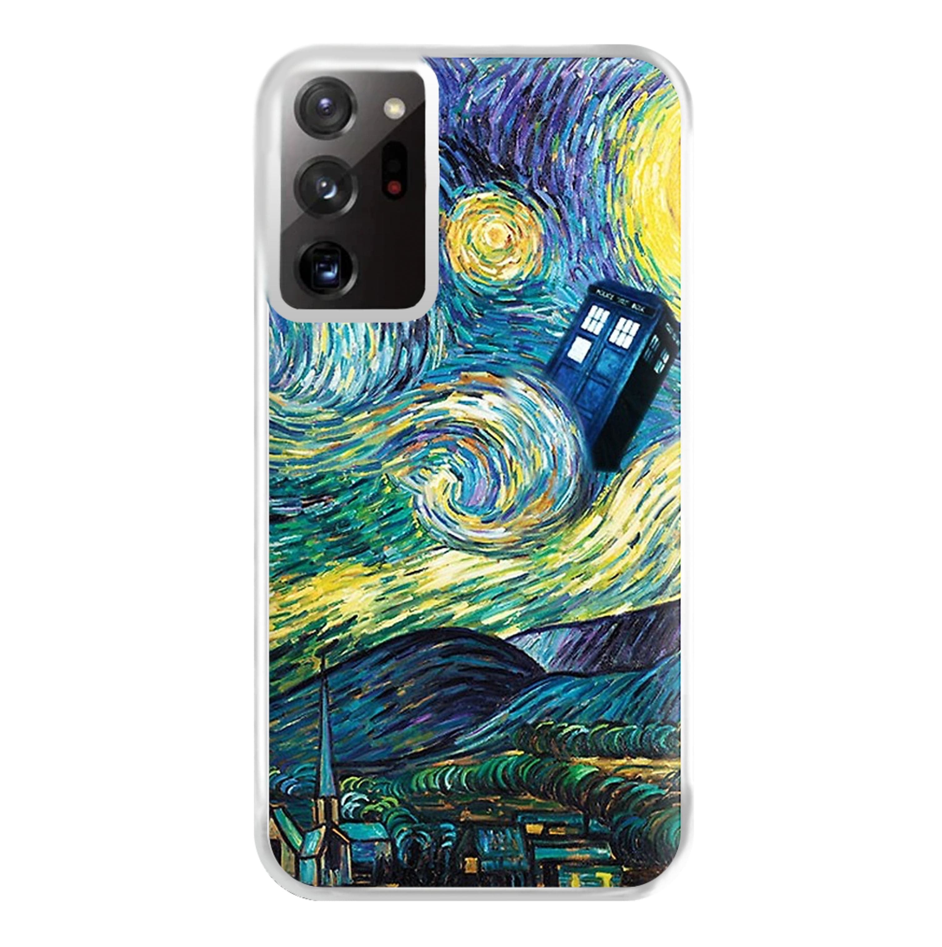 Starry Night Tardis Phone Case