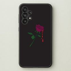 Dark Pink Rose Galaxy A13 Case