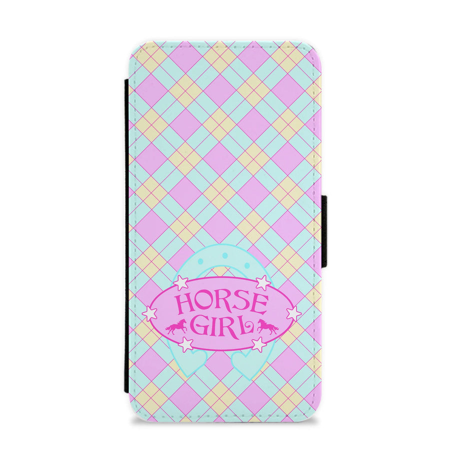 Horse Girl - Horses Flip / Wallet Phone Case
