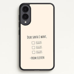 Eleven's Christmas List Galaxy S25 Edge Case