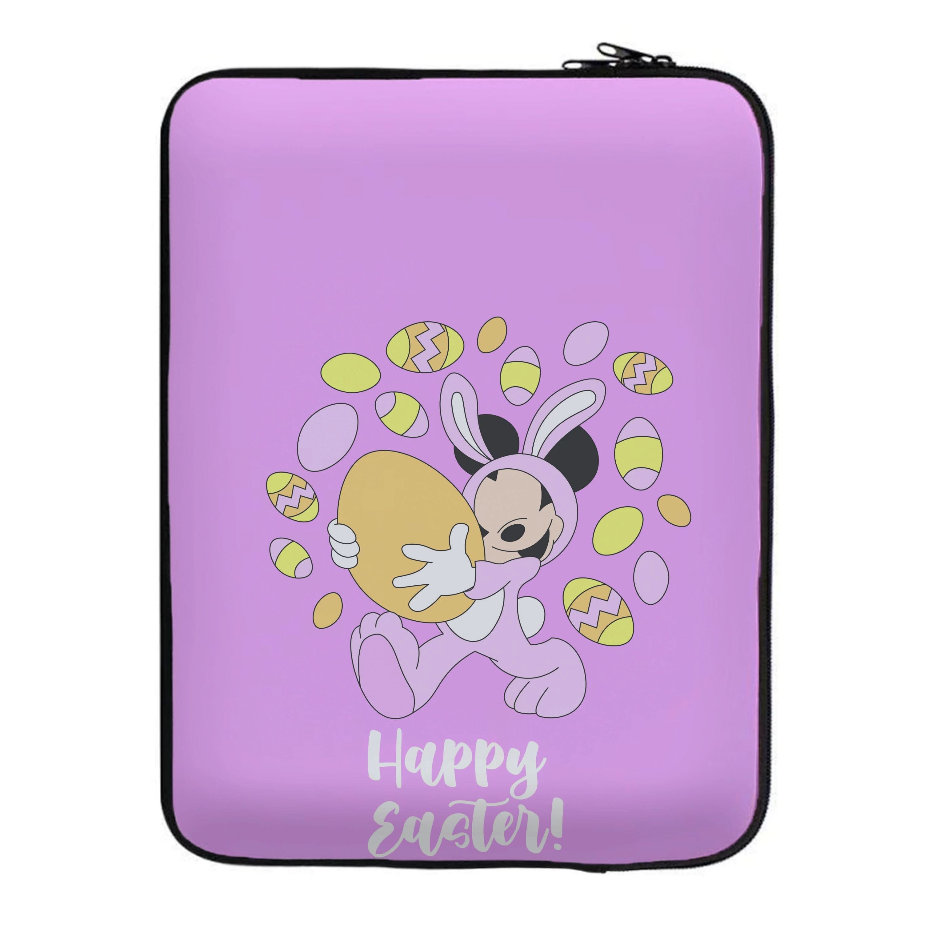 Happy Easter Pink  Laptop Sleeve