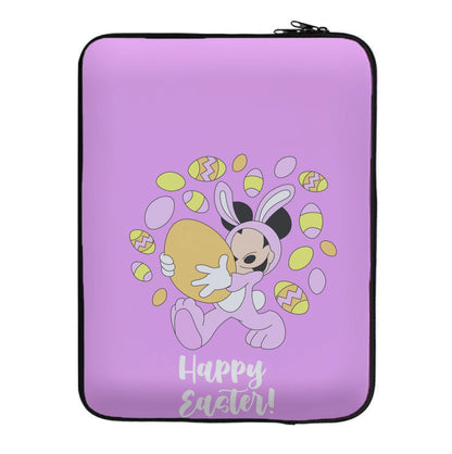 Happy Easter Pink  Laptop Sleeve