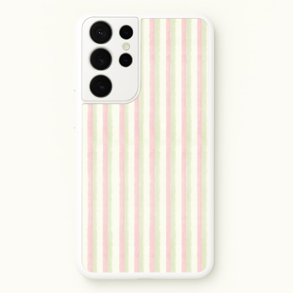 Petal Stripes Galaxy S21 Ultra Case