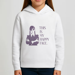 This Is My Happy Face Girls Hoodie