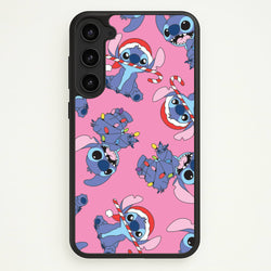 Christmas Cute Blue Alien Pattern Galaxy S23 Plus Case