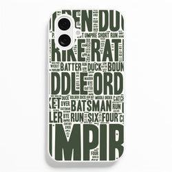 Cricket Wordscape iPhone 16 Plus Case