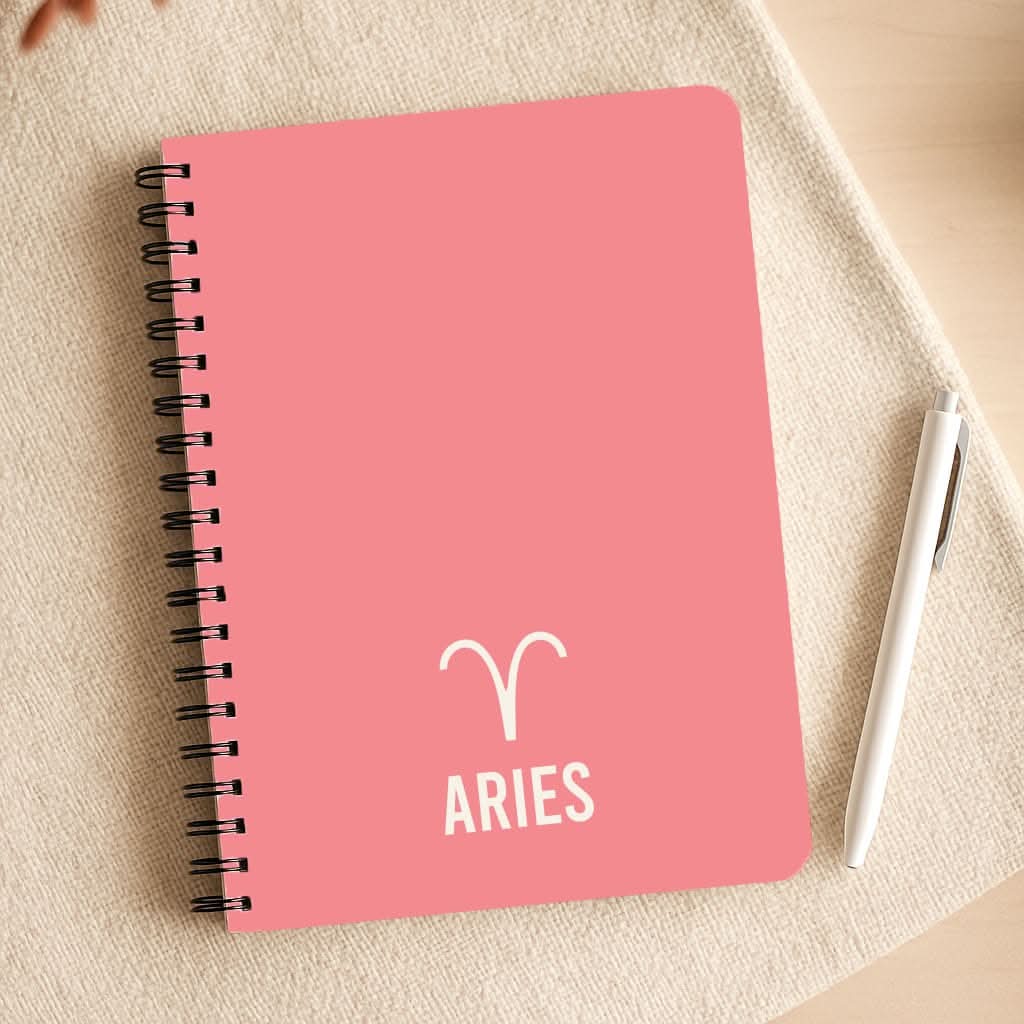 Aries Pastel Zodiac Notepad