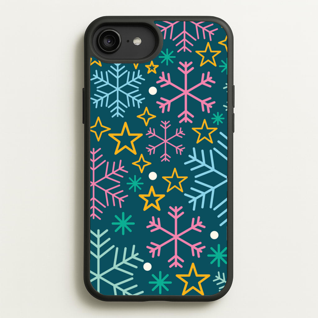 Colourful Christmas Symbols Pattern iPhone 6 Plus / 7 Plus / 8 Plus Case