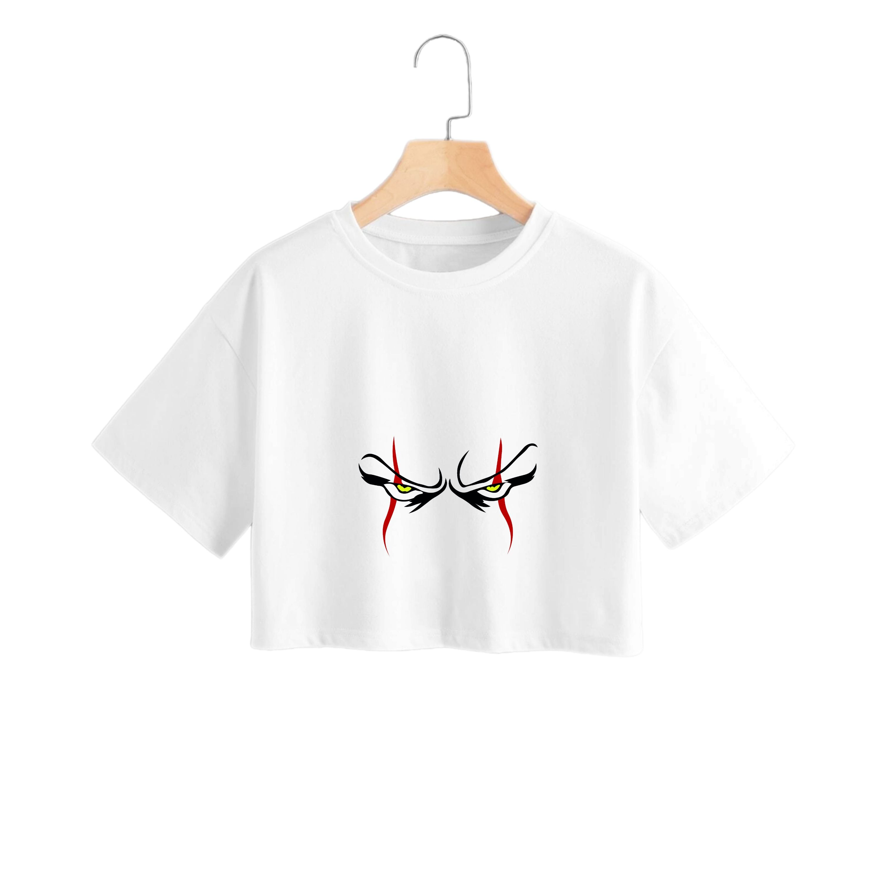 Clown Eyes Crop Top