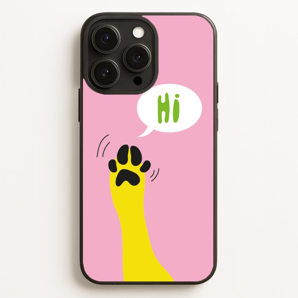 Hi - Dog Patterns Phone Case for iPhone, Samsung Galaxy and Google Pixel