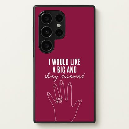 Shiny Diamond Galaxy S24 Ultra Case