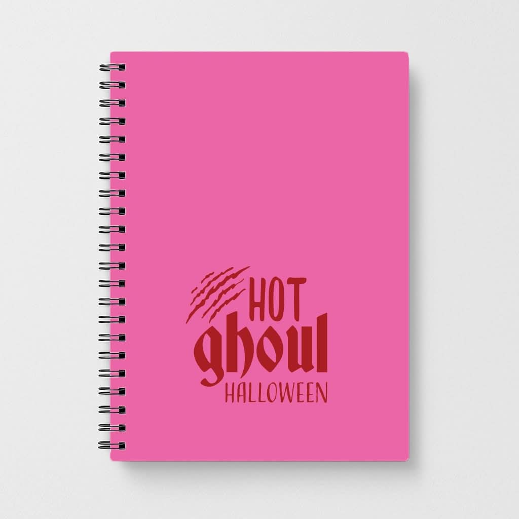 Hot Ghoul Halloween Notebook