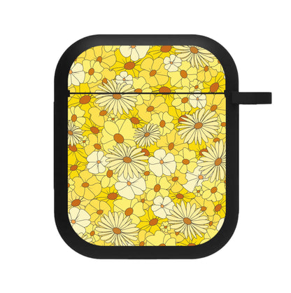 Yellow Flower Pattern - Mothers Day AirPods Case