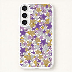Mauve Stars Collage  Galaxy S26 Case