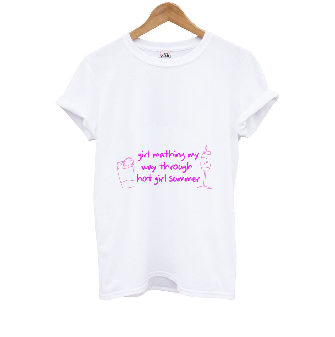 Girl Mathing - Summer Kids T-Shirt