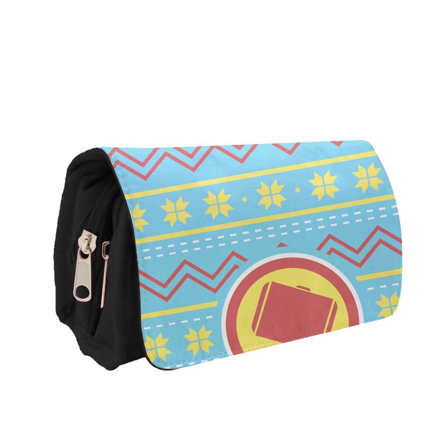 Hammer Christmas Pattern Pencil Case