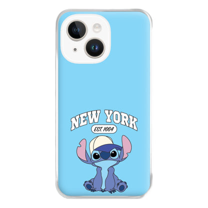 New York Blue Alien iPhone 15 Plus Case