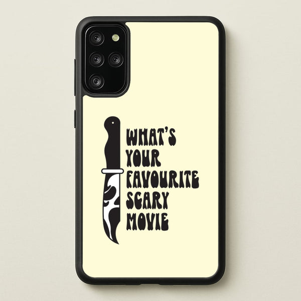 What's Your Favourite Scary Movie Trippy Galaxy S20 Plus Case