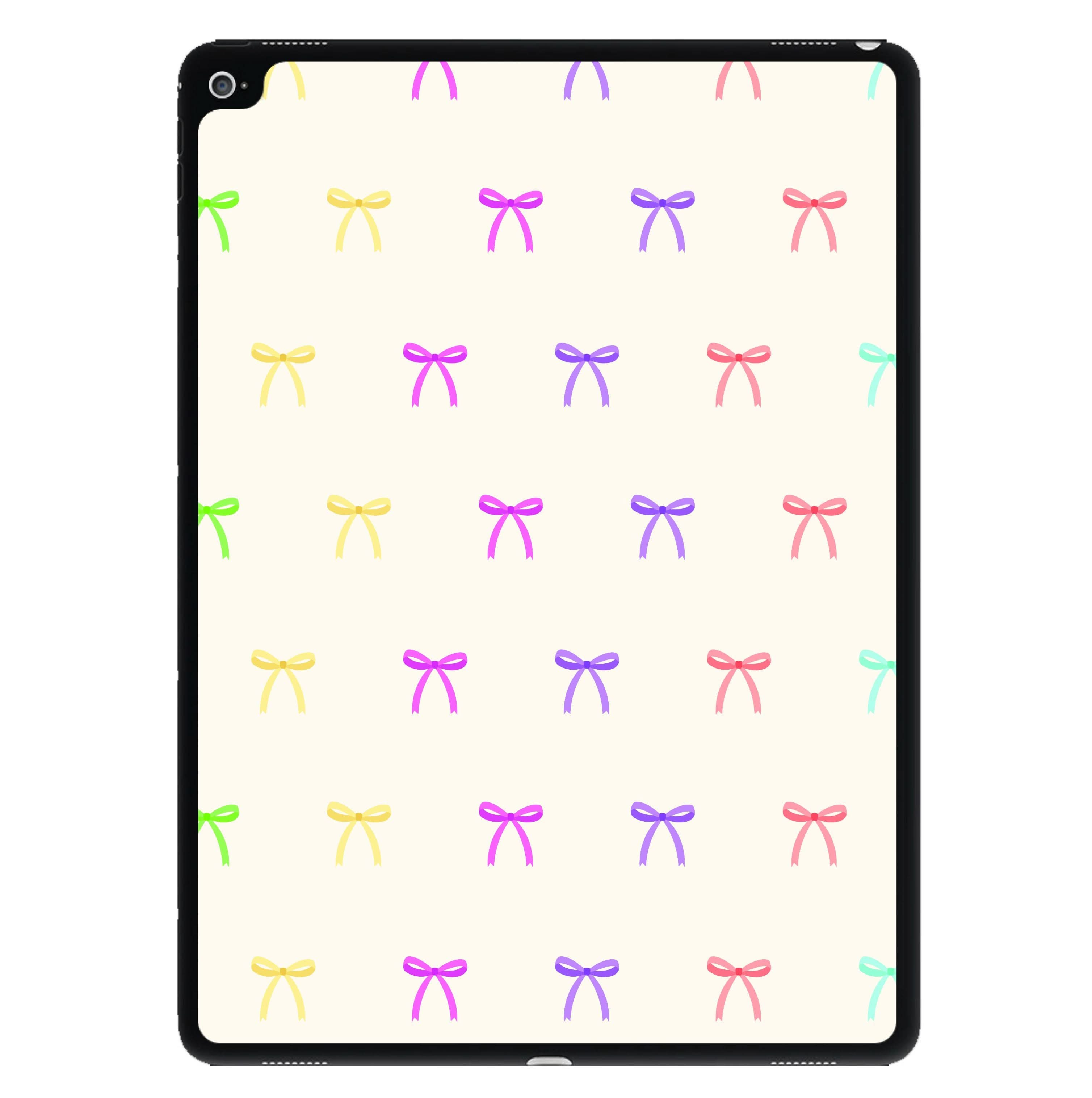 Pastel Ribbons Pattern iPad Case