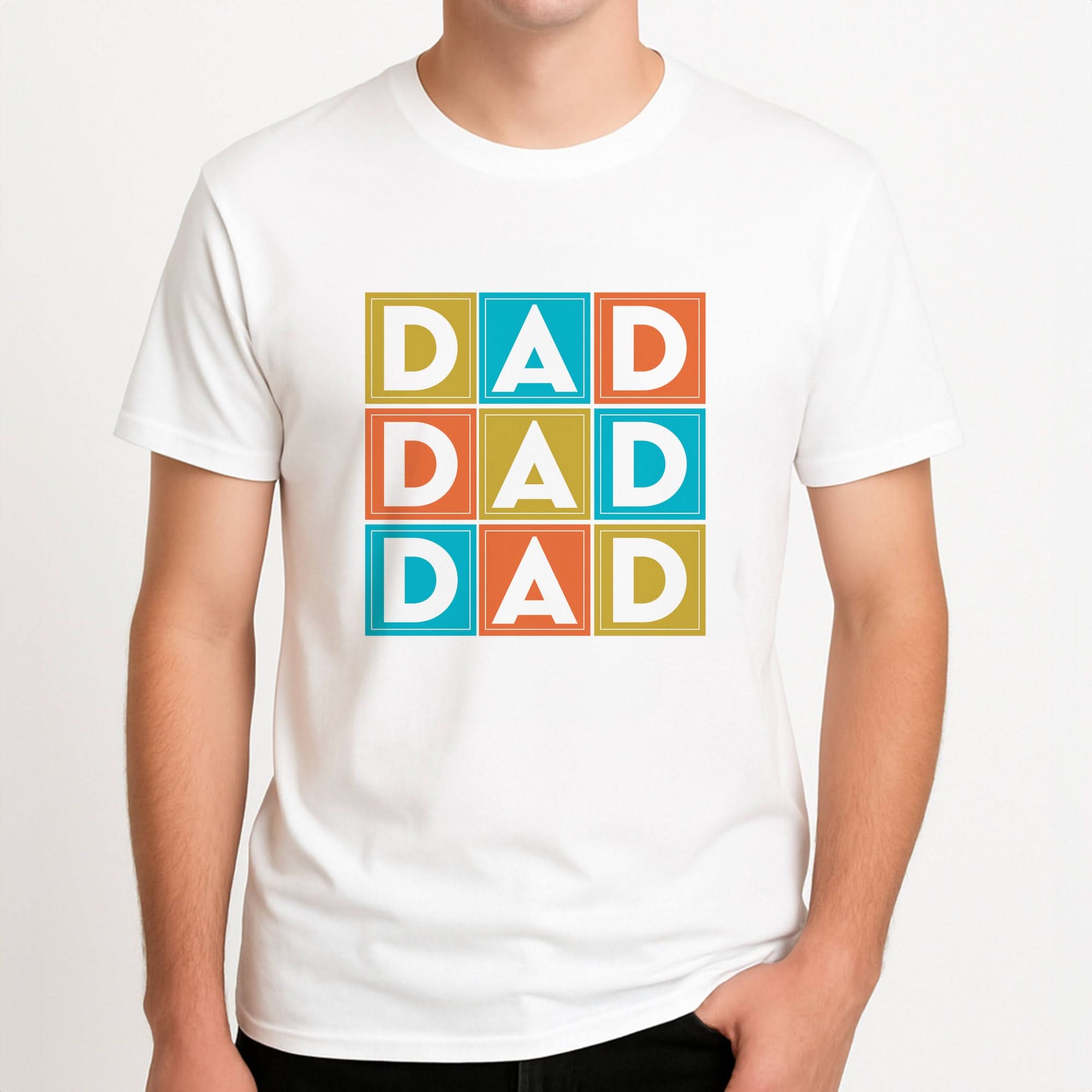 Dad Cubes Mens T-Shirt