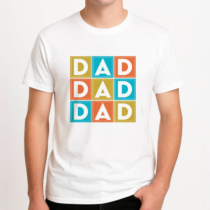 Dad Cubes Mens T-Shirt