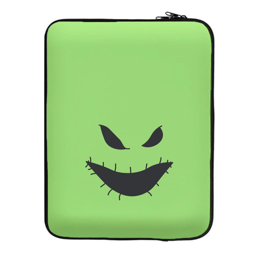 Green Face Laptop Sleeve