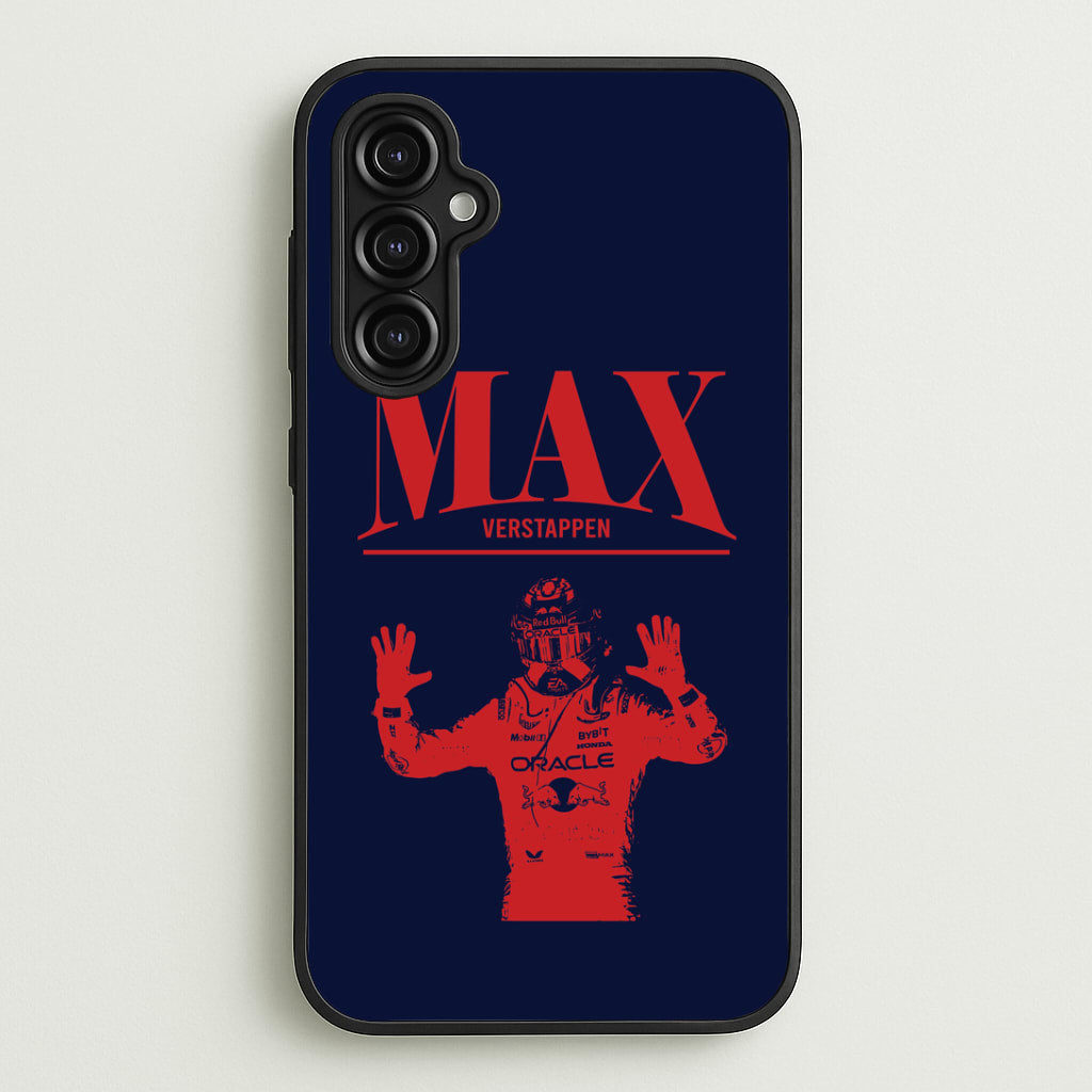 Max Blue And Red Galaxy A14 Case