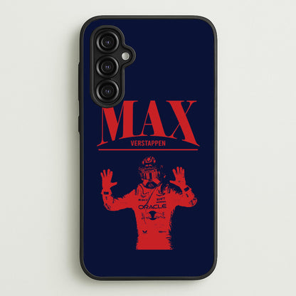 Max Blue And Red Galaxy A14 Case