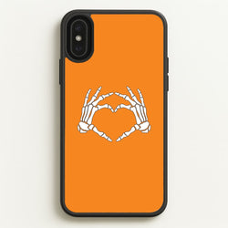 Skeleton Heart iPhone XS Max Case