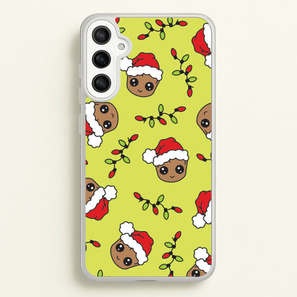 Christmas Tree Hero Pattern Galaxy A34 Case