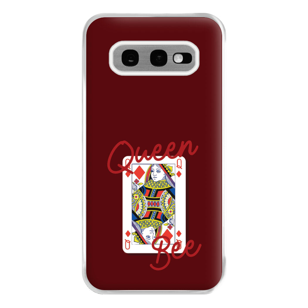 Queen Bee Playing Card Galaxy S10e Case