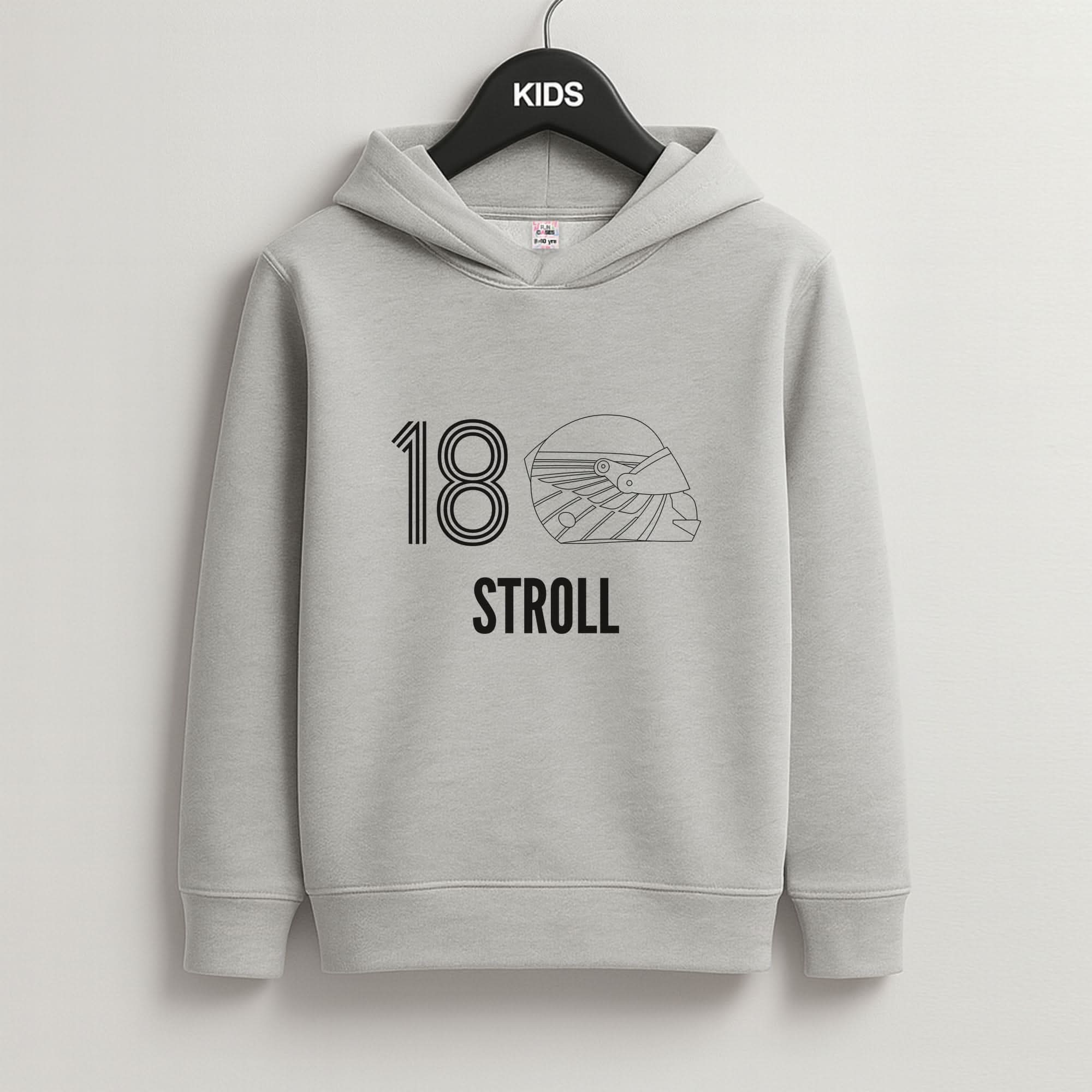 Stroll Helmet 2026 Grey Kids Hoodie
