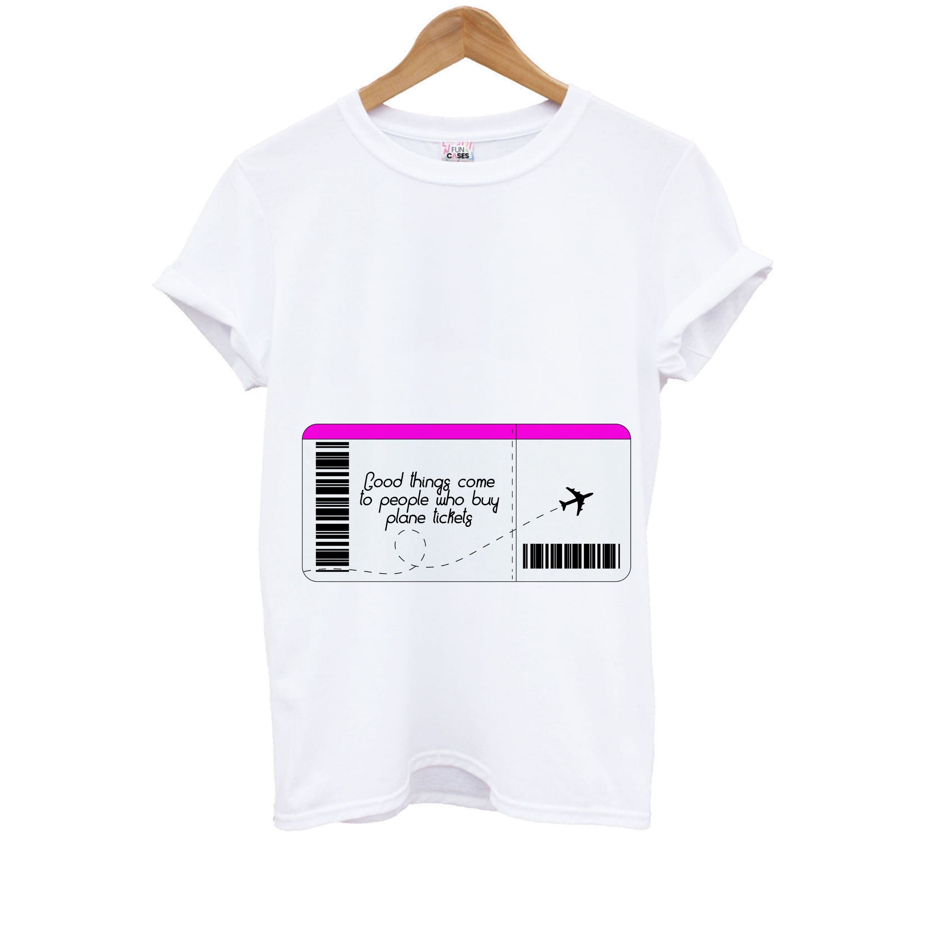 Buy Plane Tickets - Travel Kids T-Shirt