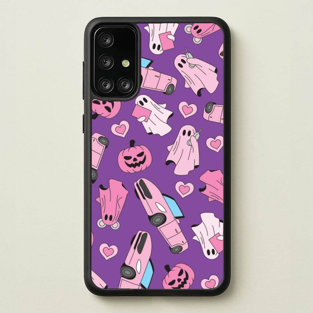 Mean Ghouls Props Pattern Galaxy A71 Case