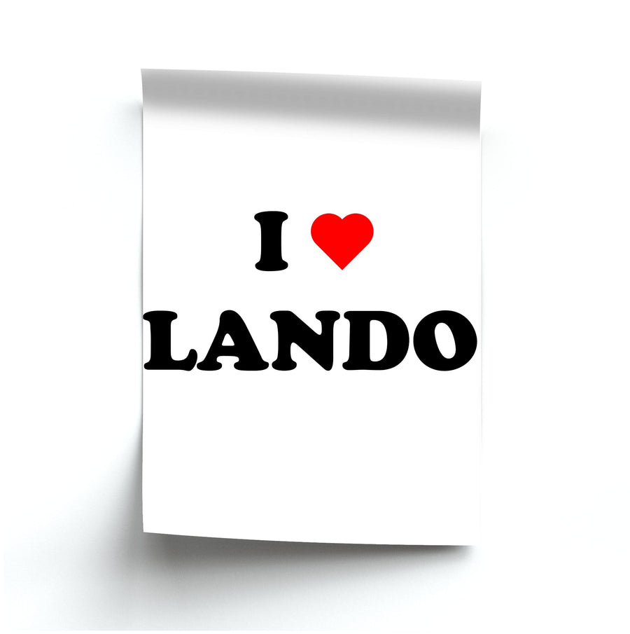 I Love Lando Poster