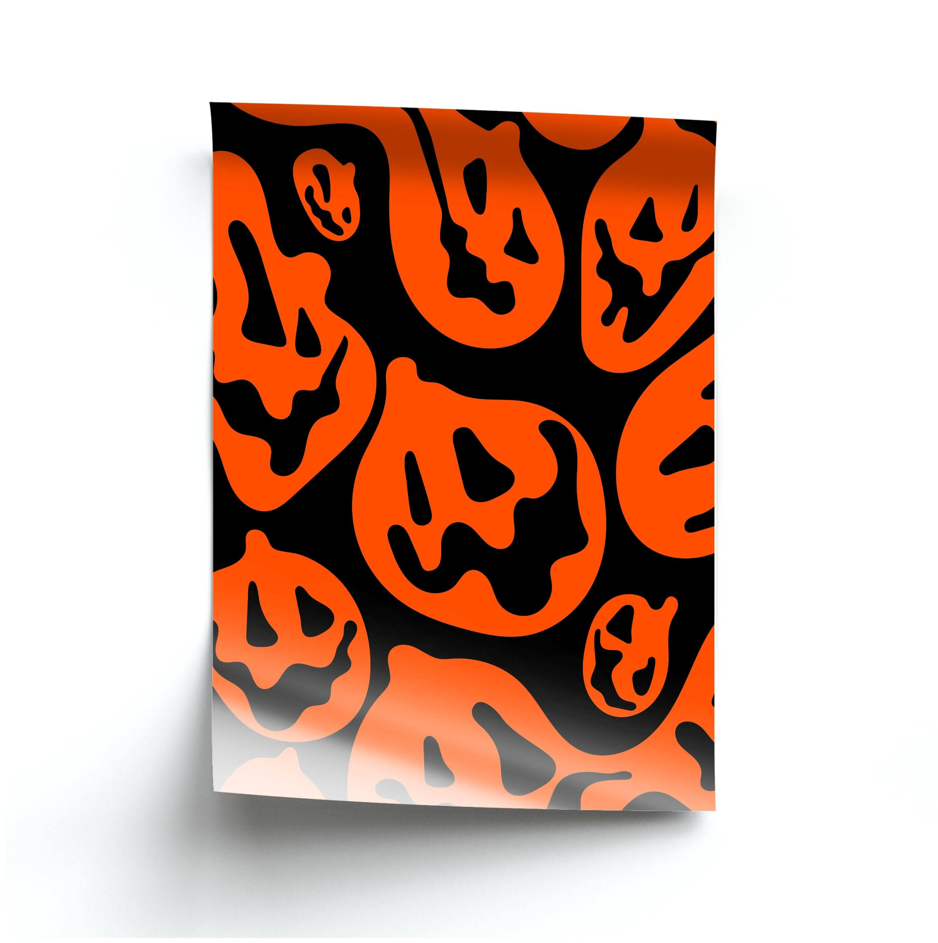 Pumpkin Pattern Poster