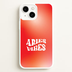 Aries Vibes Gradient Zodiac iPhone 13 Case