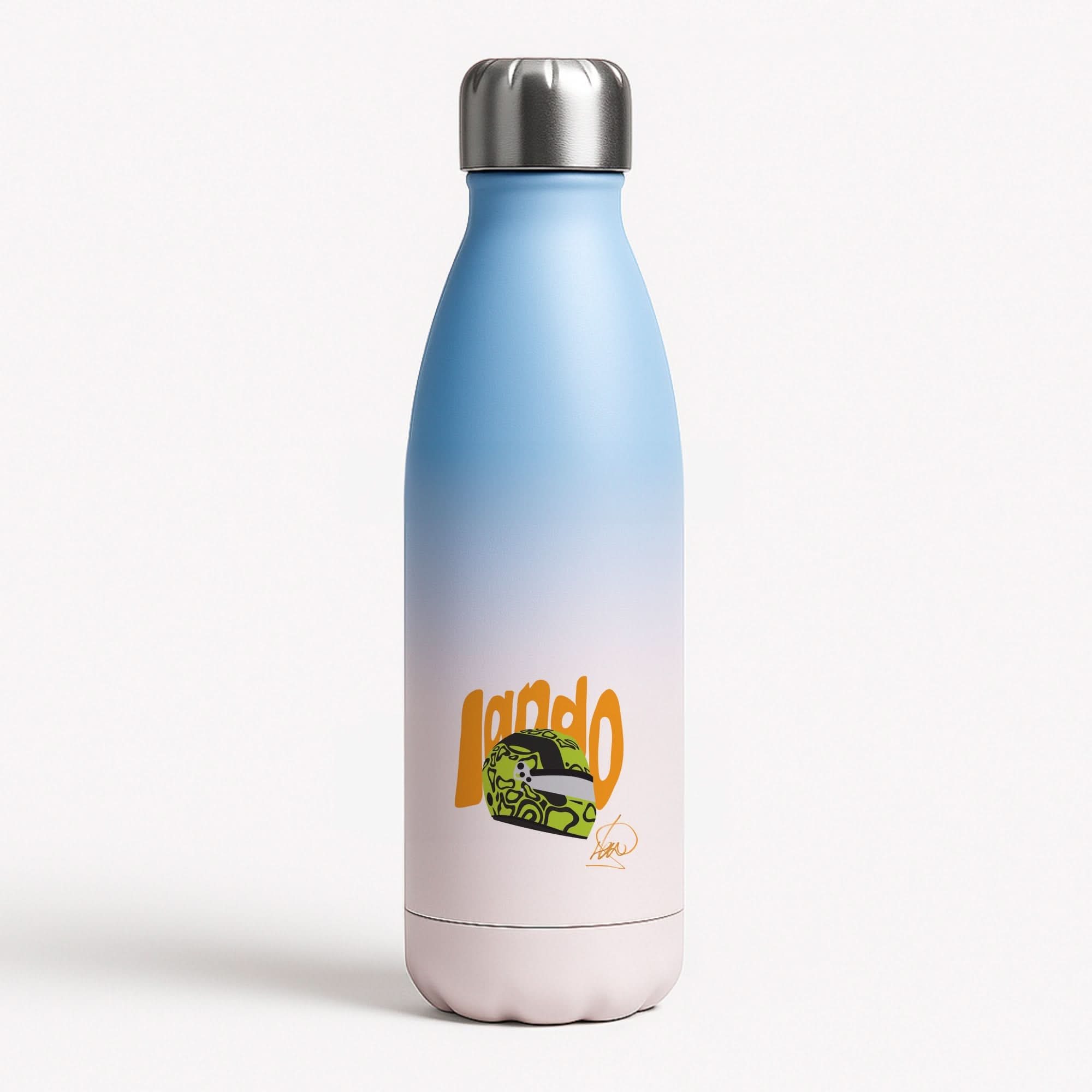 Abstract Lando Blue Water Bottle