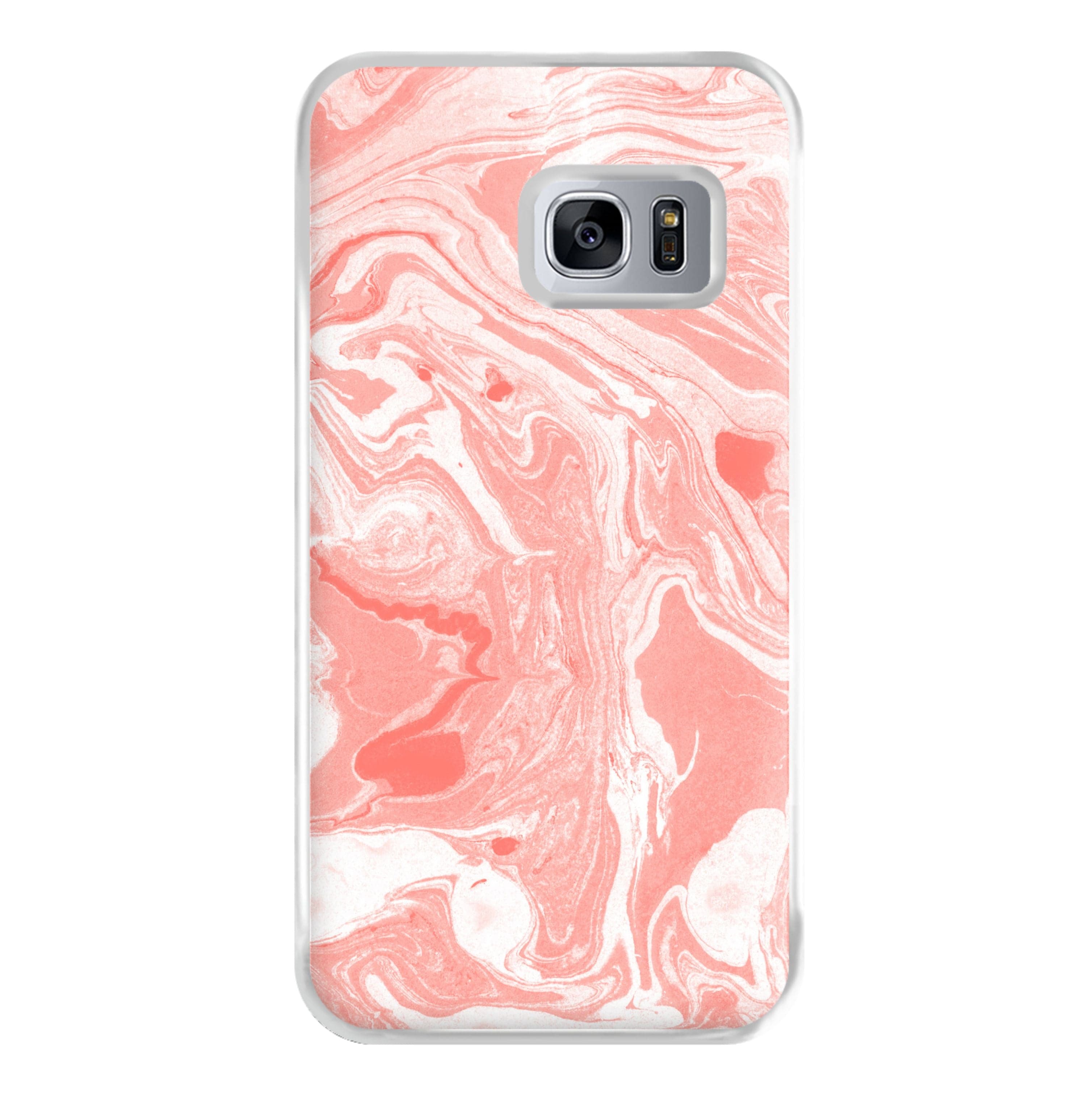 Pink Swirly Marble Phone Case