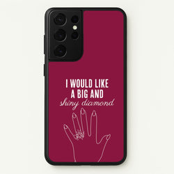 Shiny Diamond Galaxy S21 Ultra Case