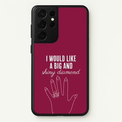 Shiny Diamond Galaxy S21 Ultra Case