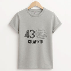 Colapinto Helmet 2026 Unisex Grey T-Shirt