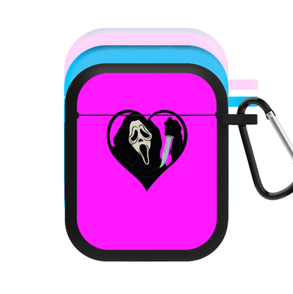 Heart face - Halloween AirPods Case