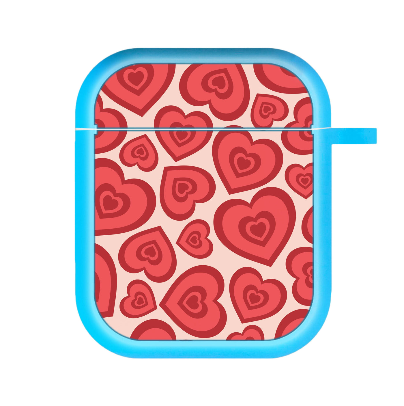 Valentine's Heart Pattern AirPods Case