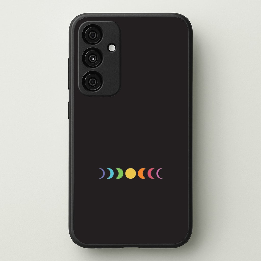 Band Moon Cycle Galaxy A55 Case