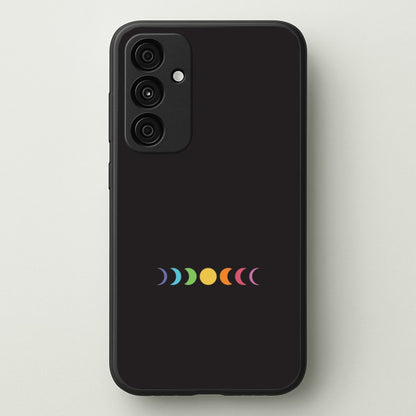 Band Moon Cycle Galaxy A55 Case