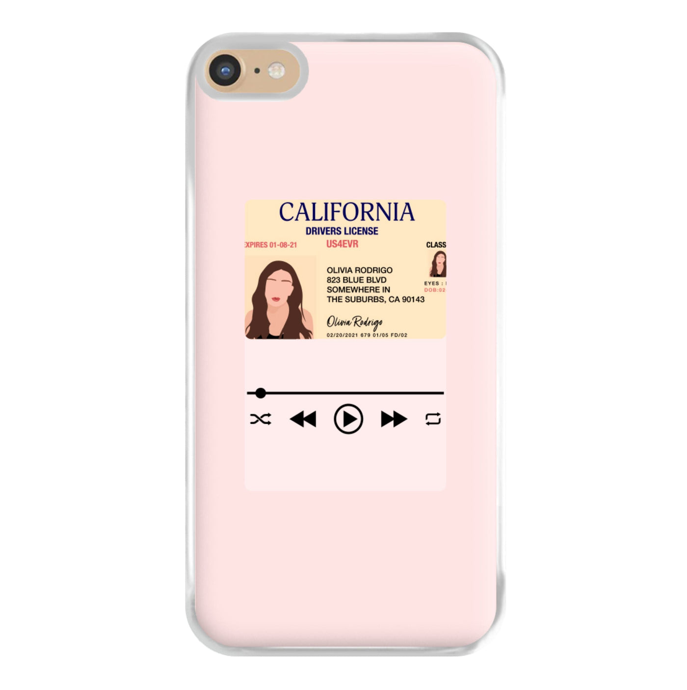 Drivers License - Olivia TikTok Phone Case