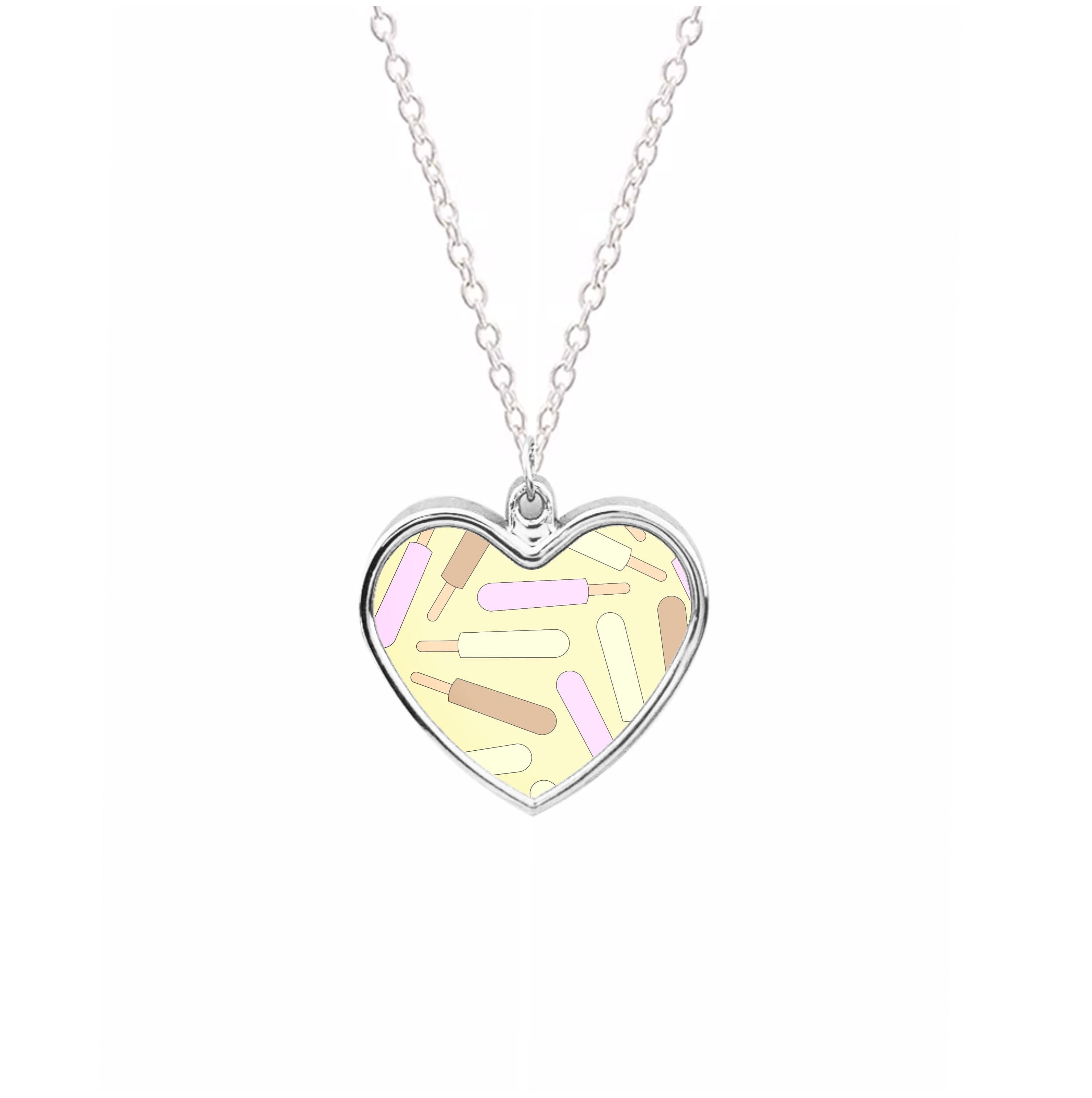 Milk Pops - Ice Cream Patterns Necklace