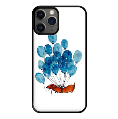 Dachshund And Balloons Phone Case