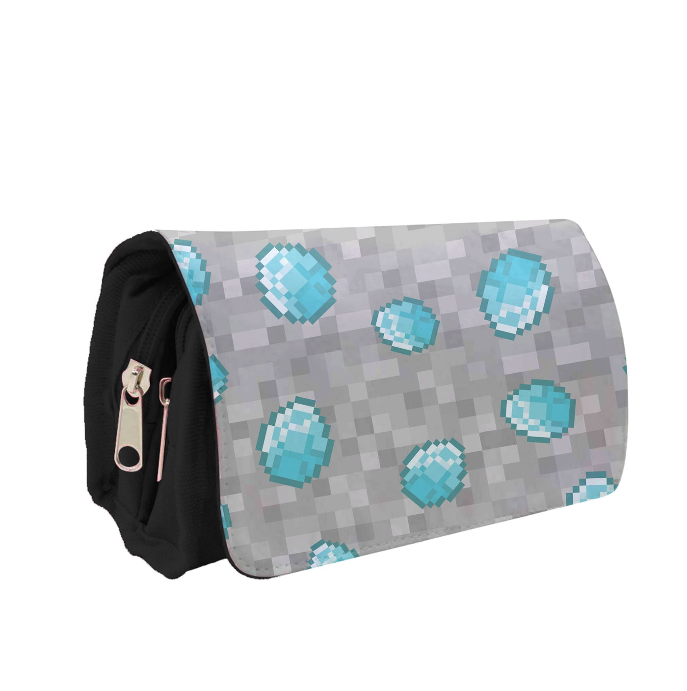 Diamond Pattern Pencil Case